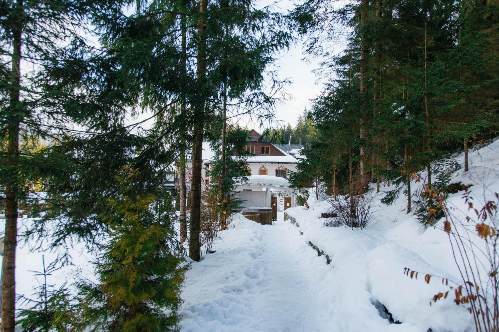 Hotel Vedmezhyi Dvir Bukovel Exterior foto